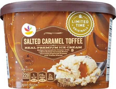 salted caramel toffee ice cream